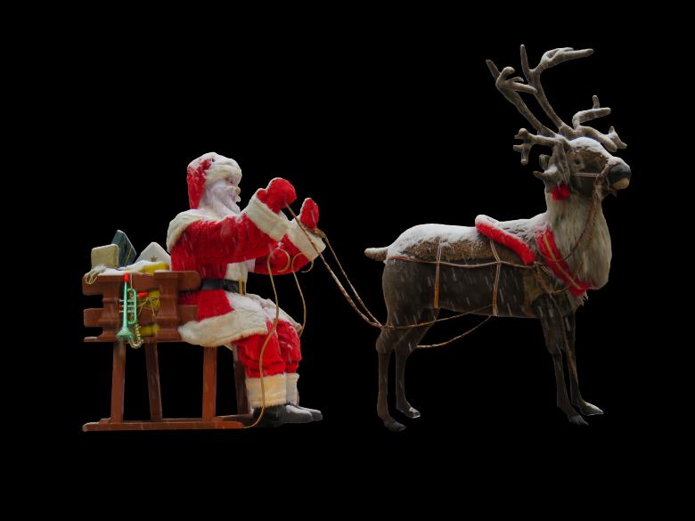 Free stock image of Santa's Ride created by Pixabay