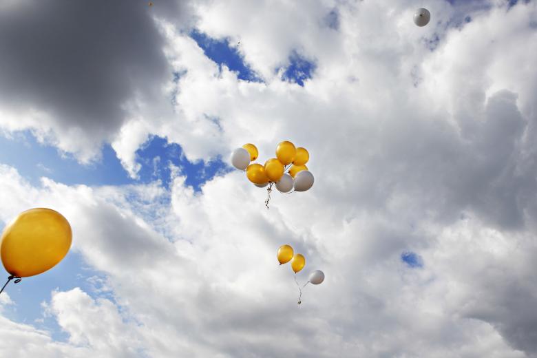 Free stock image of Balloons Against the Sky created by 2happy