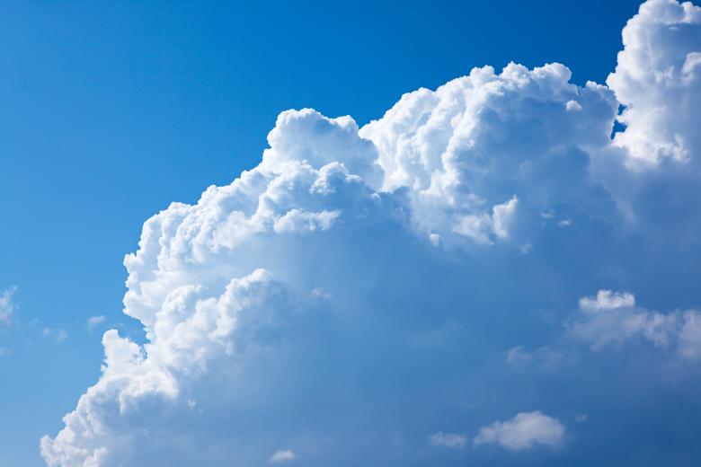 Free stock image of Large Cloud in Blue Sky created by 2happy