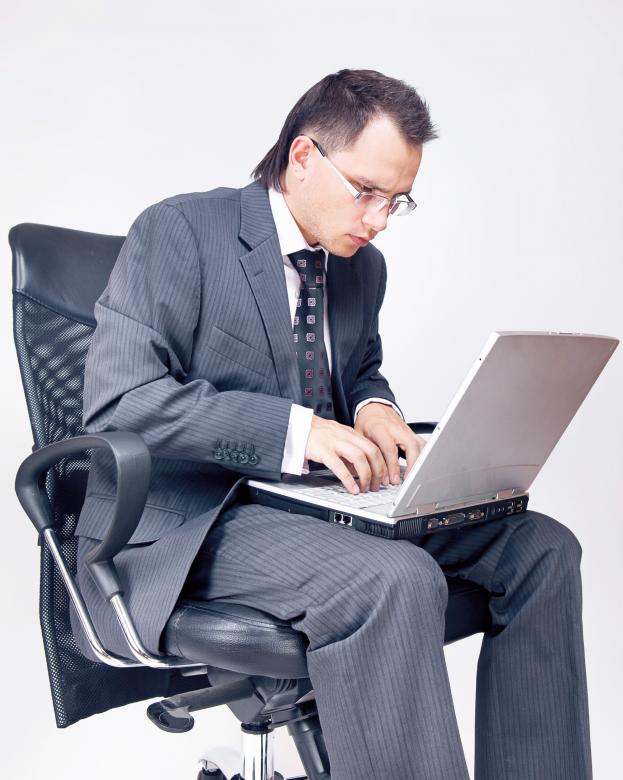 Free stock image of Businessman with Laptop created by 2happy