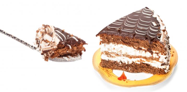 Free stock image of chocolate cream cake created by 2happy