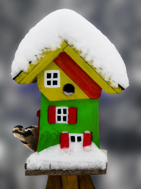 Free stock image of Bird House created by Pixabay
