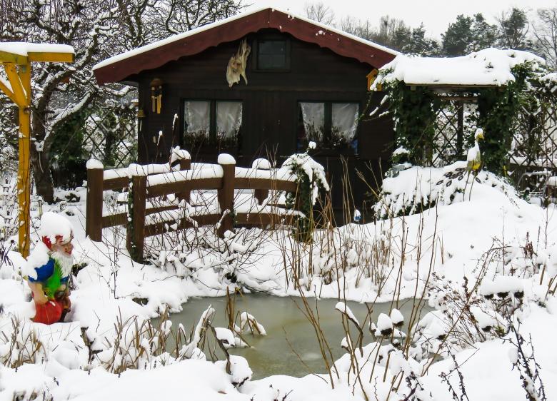 Free stock image of Frozen House created by Pixabay