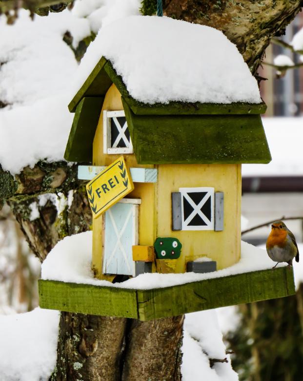 Free stock image of Bird House created by Pixabay