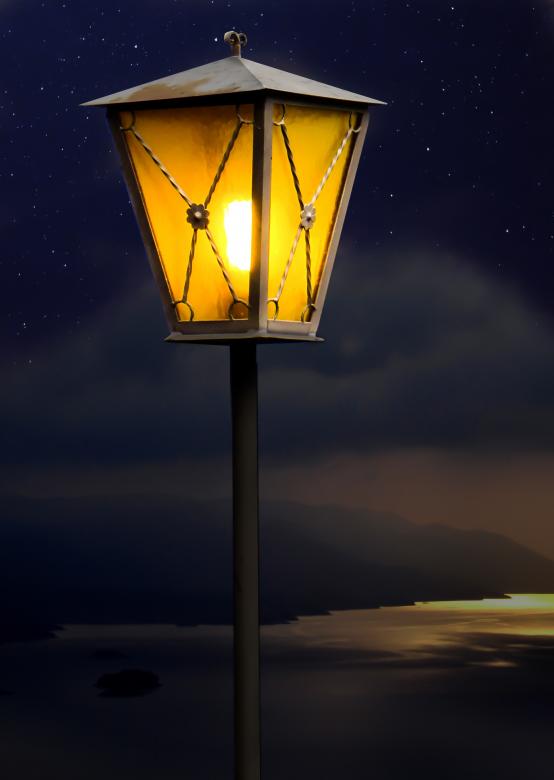 Free stock image of Street Lantern created by Pixabay