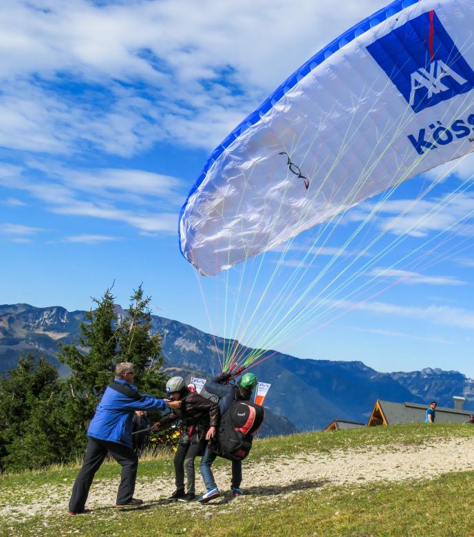 Free stock image of Paragliding Exercise created by Pixabay