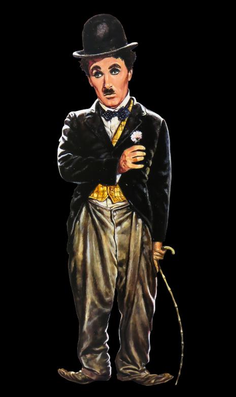 Free stock image of Charlie Chaplin created by Pixabay