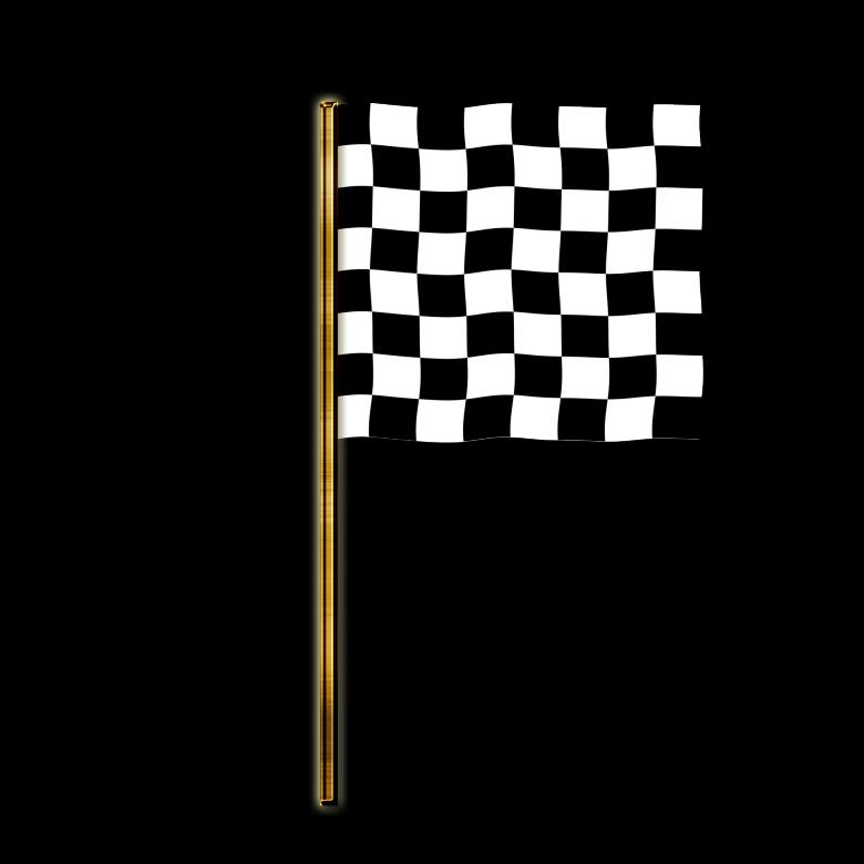 Free stock image of Checkered Flag created by Pixabay