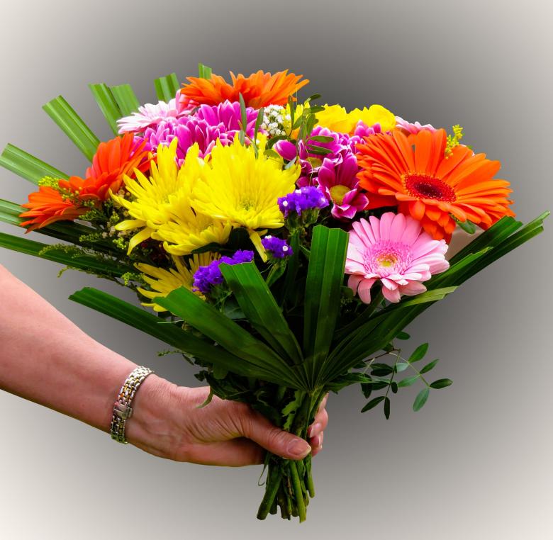 Free stock image of Flower Bouqet created by Pixabay