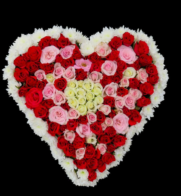 Free stock image of Rose Heart created by Pixabay