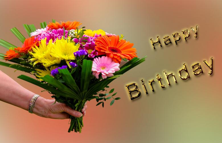 Free stock image of Birthday Bouquet created by Pixabay