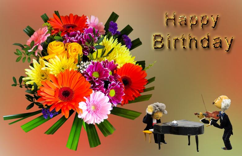 Free stock image of Birthday Bouquet created by Pixabay