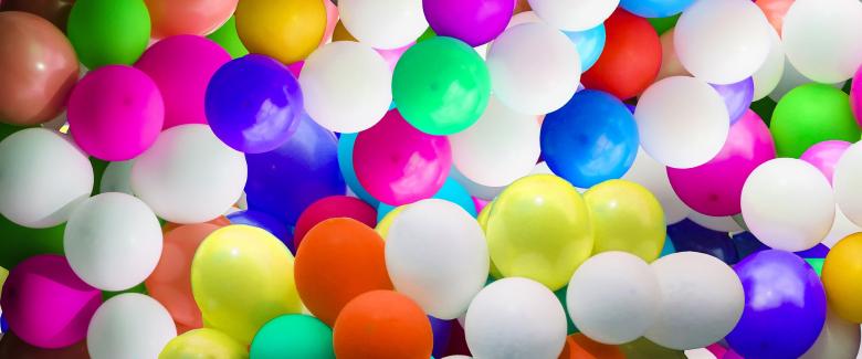 Free stock image of Colorful Balloons created by Pixabay