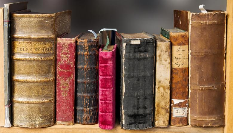 Free stock image of Old Books created by Pixabay