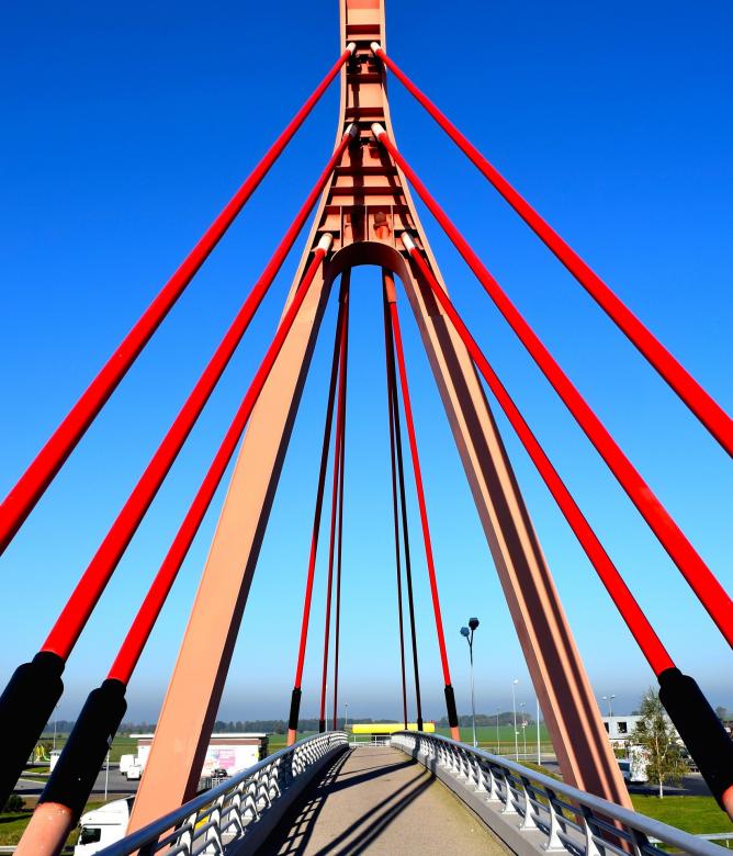 Free stock image of Sunspension Bridge created by Pixabay