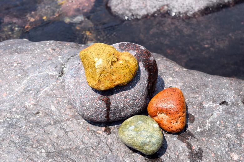 Free stock image of Colorful Stones created by Pixabay