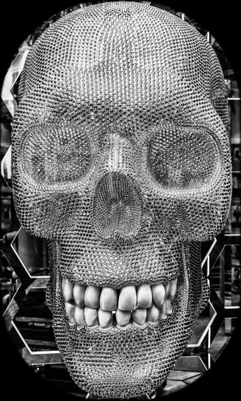 Free stock image of Silver Skull created by Pixabay