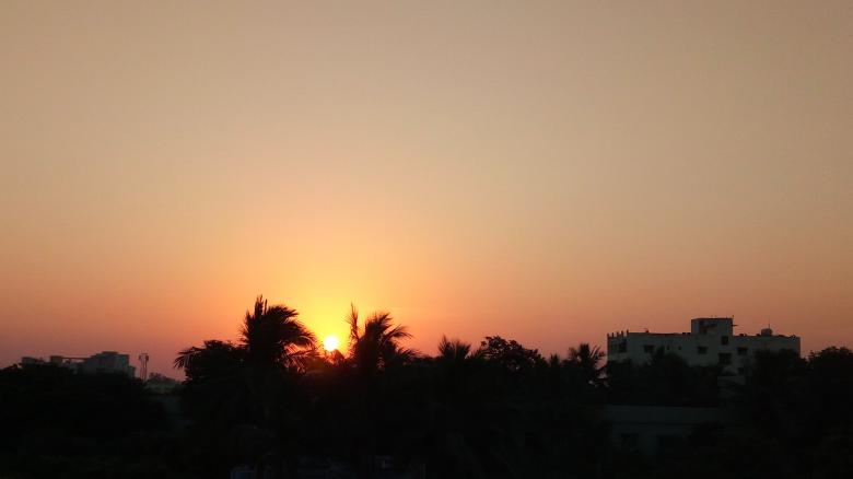 Free stock image of Sunset created by k sangeeta