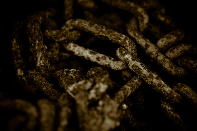 Free stock image of Corroded Chain Texture created by Bjorgvin
