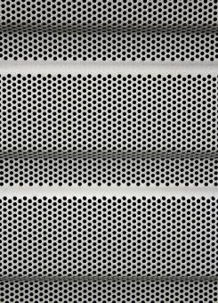 Free Stock Photo of Perforated Steel Background
