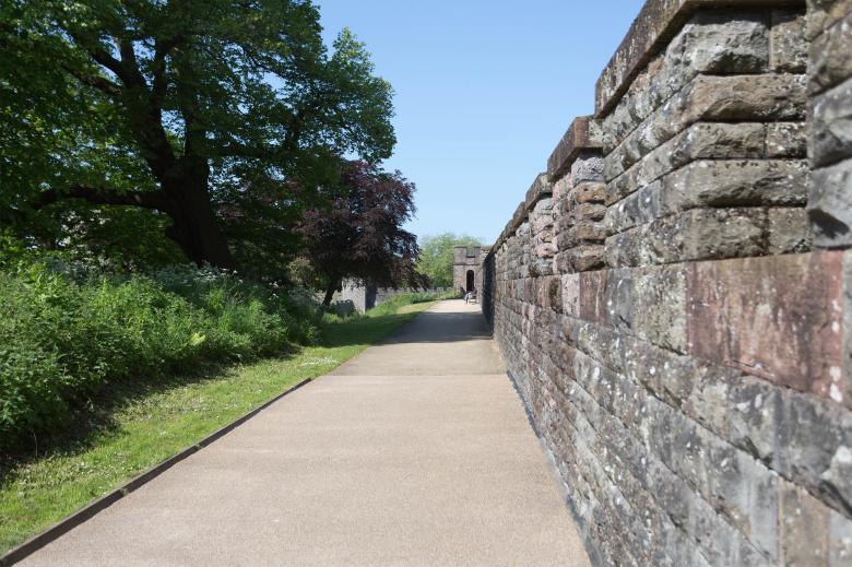 Free stock image of Cardiff Castle Walls created by Geoffrey Whiteway