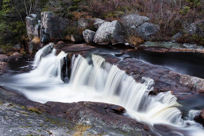 Free stock image of Small waterfall created by Geoffrey Whiteway