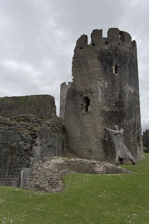 Free stock image of Caerphilly Castle created by Geoffrey Whiteway