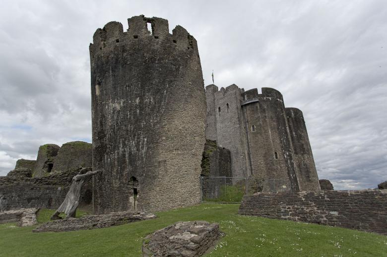 Free stock image of Caerphilly Castle created by Geoffrey Whiteway