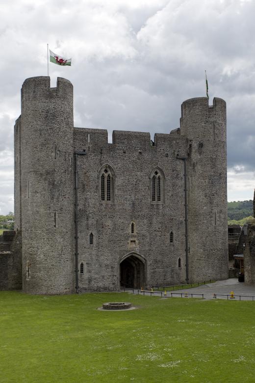 Free stock image of Caerphilly Castle created by Geoffrey Whiteway