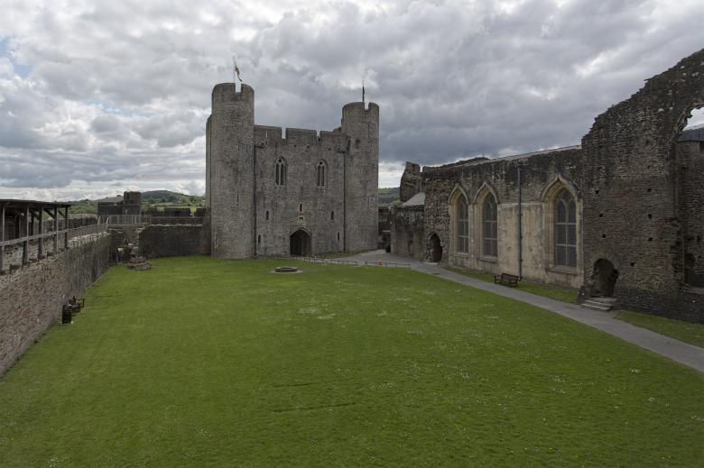 Free stock image of Caerphilly Castle created by Geoffrey Whiteway