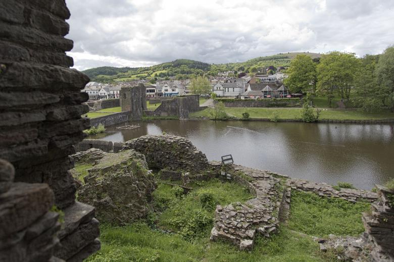Free stock image of Caerphilly Castle created by Geoffrey Whiteway