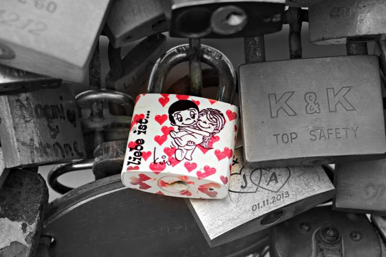 Free stock image of Love Locks created by Pixabay