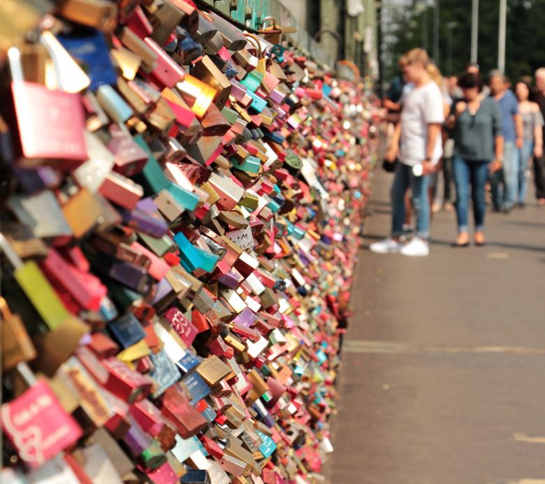 Free stock image of Love Locks created by Pixabay