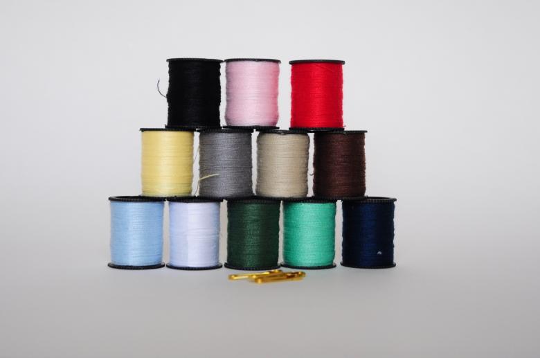 Free stock image of A stack of threads created by Beth Anderson