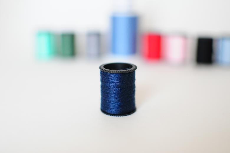Free stock image of Blue Thread created by Beth Anderson