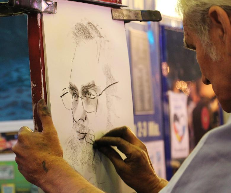 Free stock image of Artist Charcoal Drawing created by Pixabay