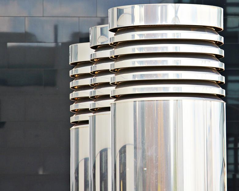 Free stock image of Metallic Columns created by Pixabay