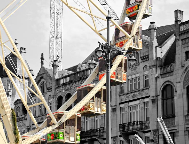 Free stock image of Ferris Wheel created by Pixabay