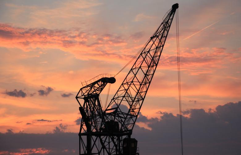 Free stock image of Harbor Cranes created by Pixabay