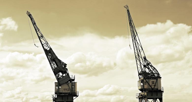 Free stock image of Harbor Cranes created by Pixabay