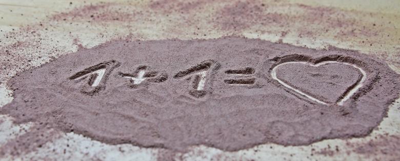 Free stock image of 1 + 1 created by Pixabay