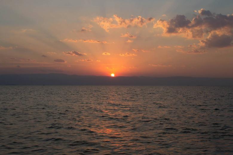 Free stock image of Sunset at Sea created by Ayman Taher