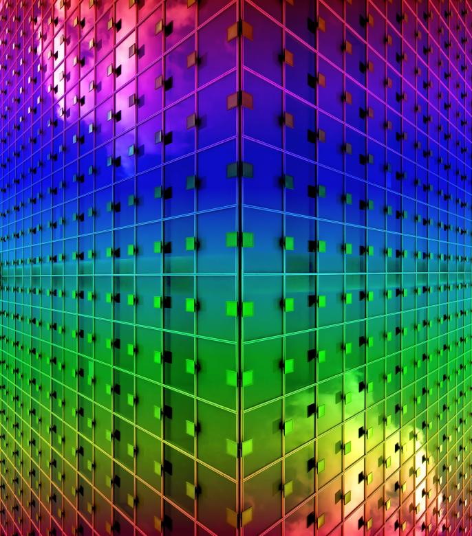 Free stock image of Colorful Facade Render created by Pixabay