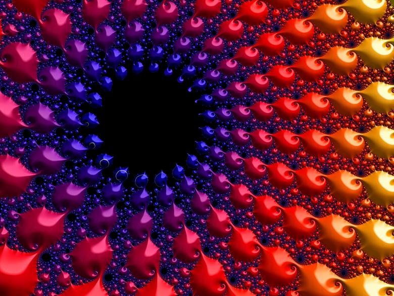 Free stock image of Colorful Fractal Design created by Pixabay