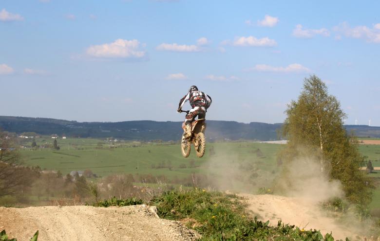 Free stock image of Motocross Racing created by Pixabay