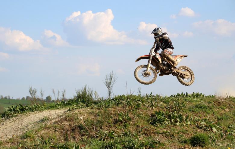 Free stock image of Motocross Racing created by Pixabay