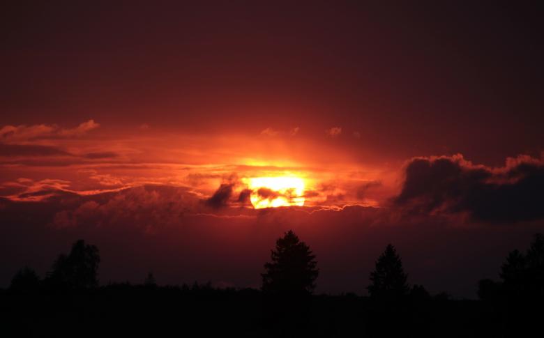 Free stock image of Sunset created by Pixabay