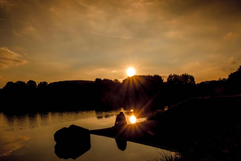Free stock image of Sunset created by Pixabay