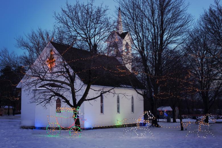 Free stock image of Christmas Church created by Pixabay