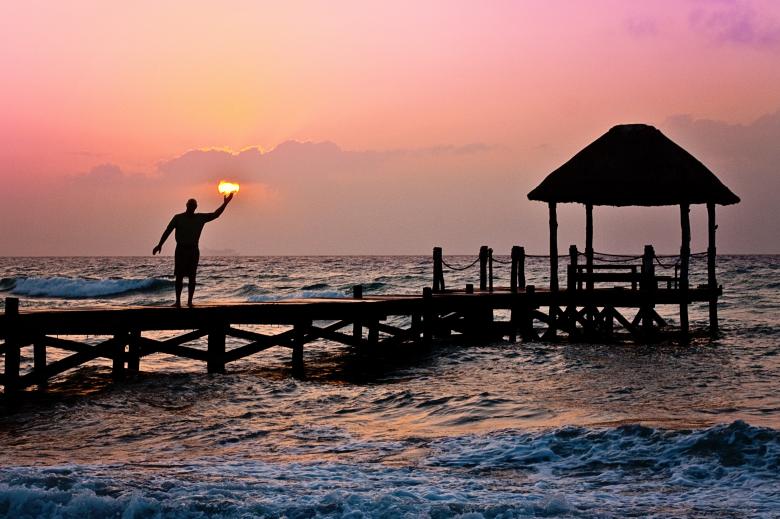 Free stock image of Man on the Dock created by Pixabay